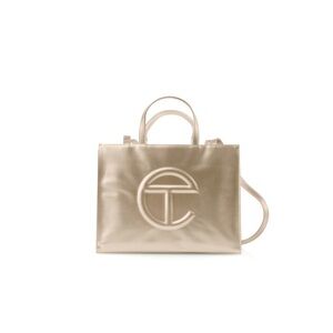 Telfar Medium Shopping Bag Gold